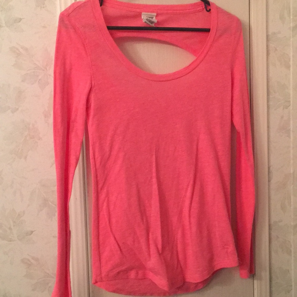 Victoria’s Secret Pink Open Back long sleeve shirt